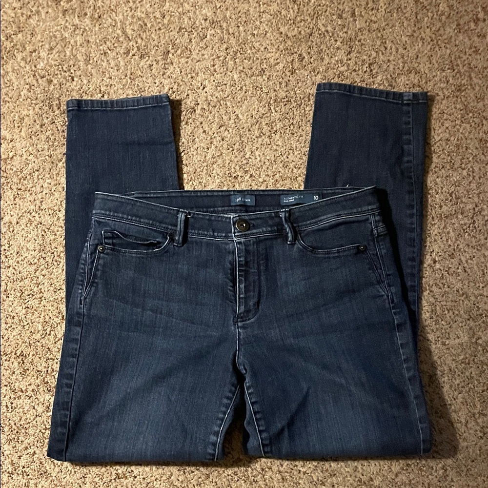 J. Jill Dark Blue ankle size 10 - Picture 2 of 6